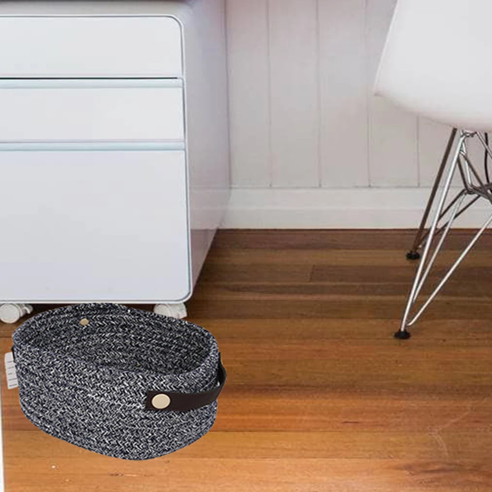 

Wholesale Modern Style Special Design Toys Round Woven Cotton Rope Storage Basket And Bin For Home Decoration, Customized