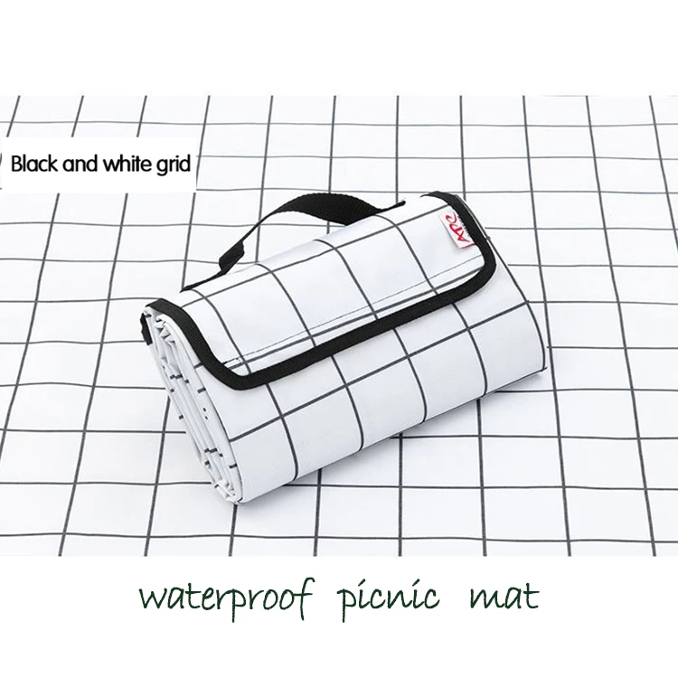 

High quality large white europe picnic blanket mat water resistant