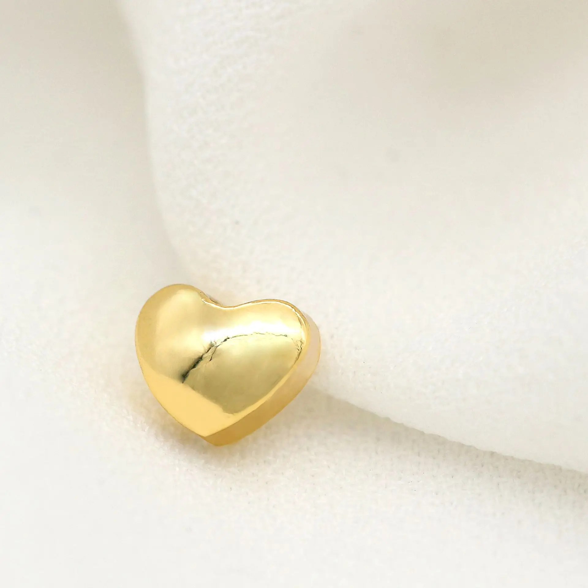 

Wholesale Heart Shape 14k Gold Plated Spacer Loose Copper Beads