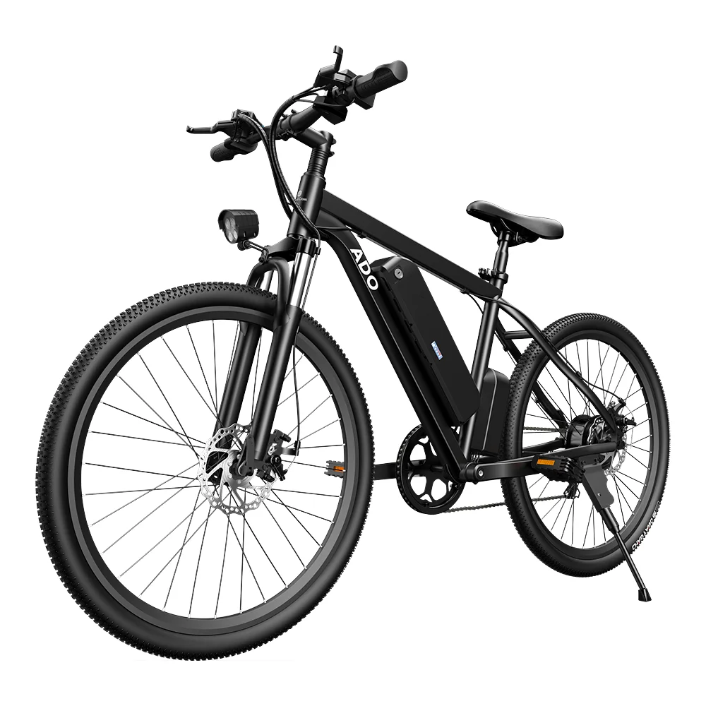 

26inch CE US market standard snow ebike 500W ADO A26 electric bicycle bike city mountain road bike e bike, Black