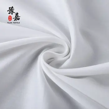 Home Textile 165*105 White Solid Color 100% Cotton Twill Fabric Bleaching