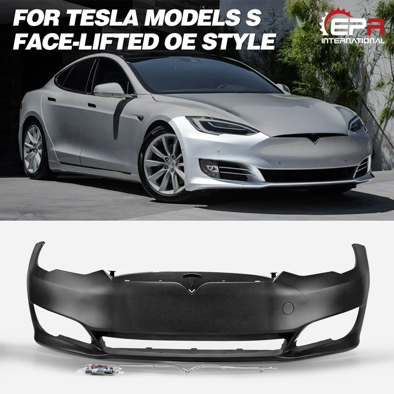 Car Parts Pp Front Bumper For 1415 Tesla Models S (update To 16