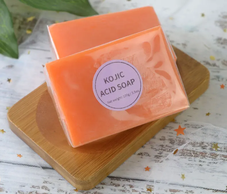 

Ze Light Private Label Wholesale 140g Handmade Organic Natural Papaya Handmade Whitening Soap Skin Lightening Kojic Acid Soap, Orange