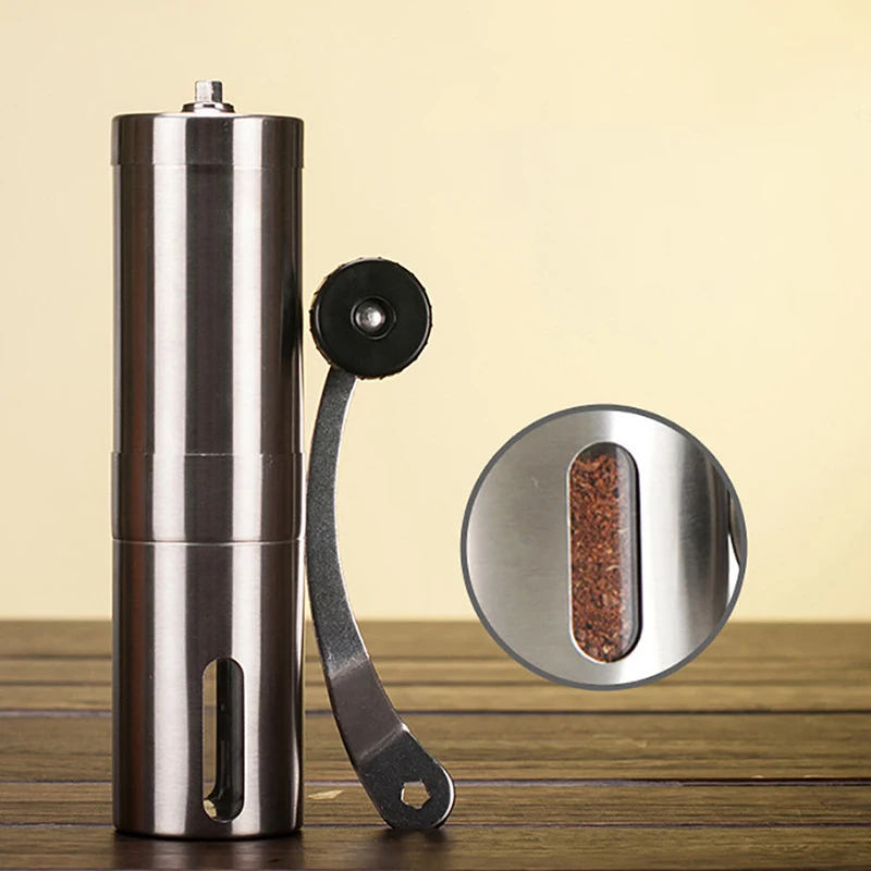 

WeVi Stainless Steel Portable Pepper Beans Grinding Manual Coffee Grinder