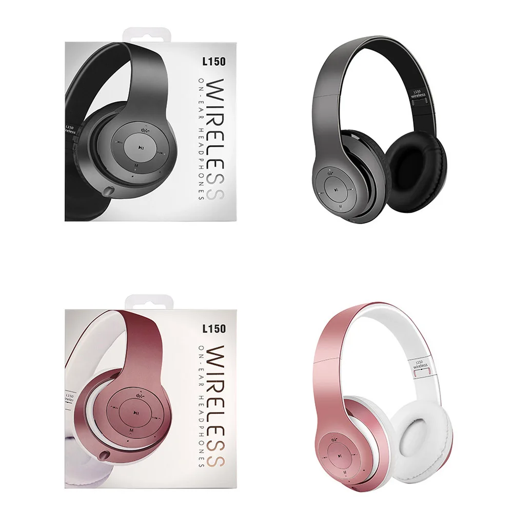 factory Bt5.0 Wireless Headset Earphones Fordable Noise Reduction Sports V4.2 3.5mm Earphones multiple color choice in stock - ANKUX.COM