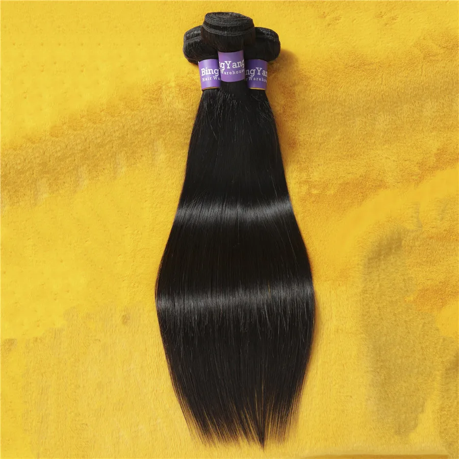 

100% 10A Woman Human Hair Extension Mink Cuticle Aligned Raw Brazilian Virgin Straight hair Bundles with Frontal Closure