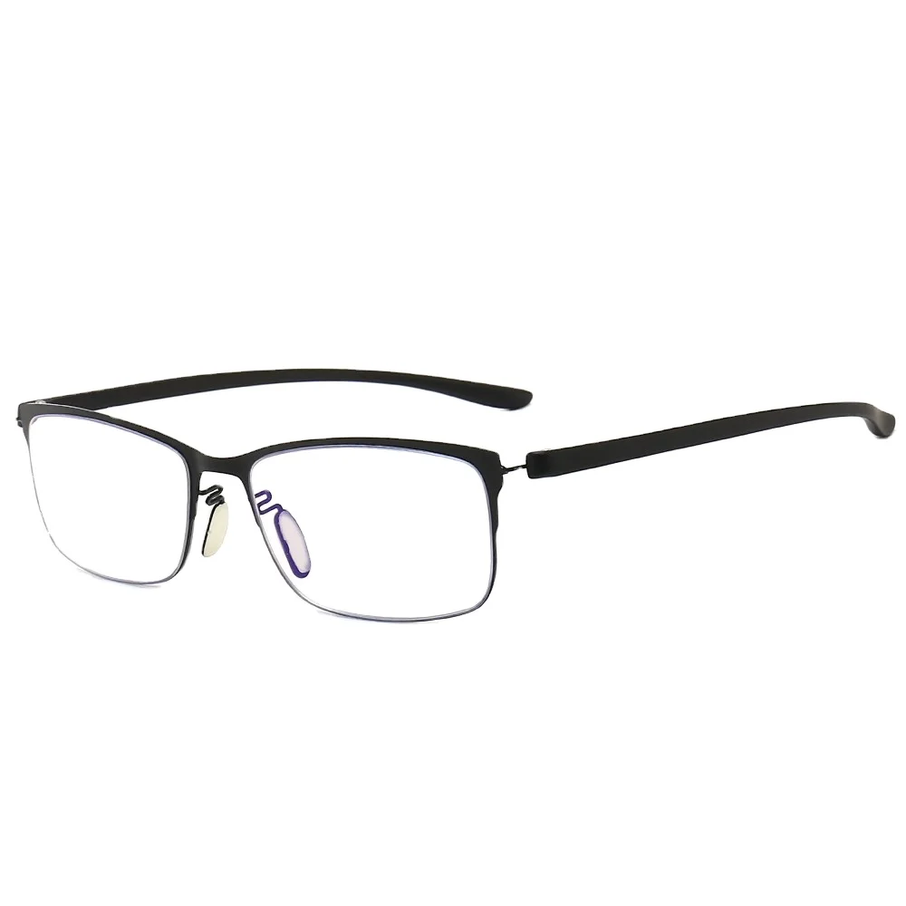 

RENNES [RTS] Premium Quality Metal+TR90 Frame Rectangle Blue Light Blocking Reading Glasses Reduce Eyestrain And Fatigue