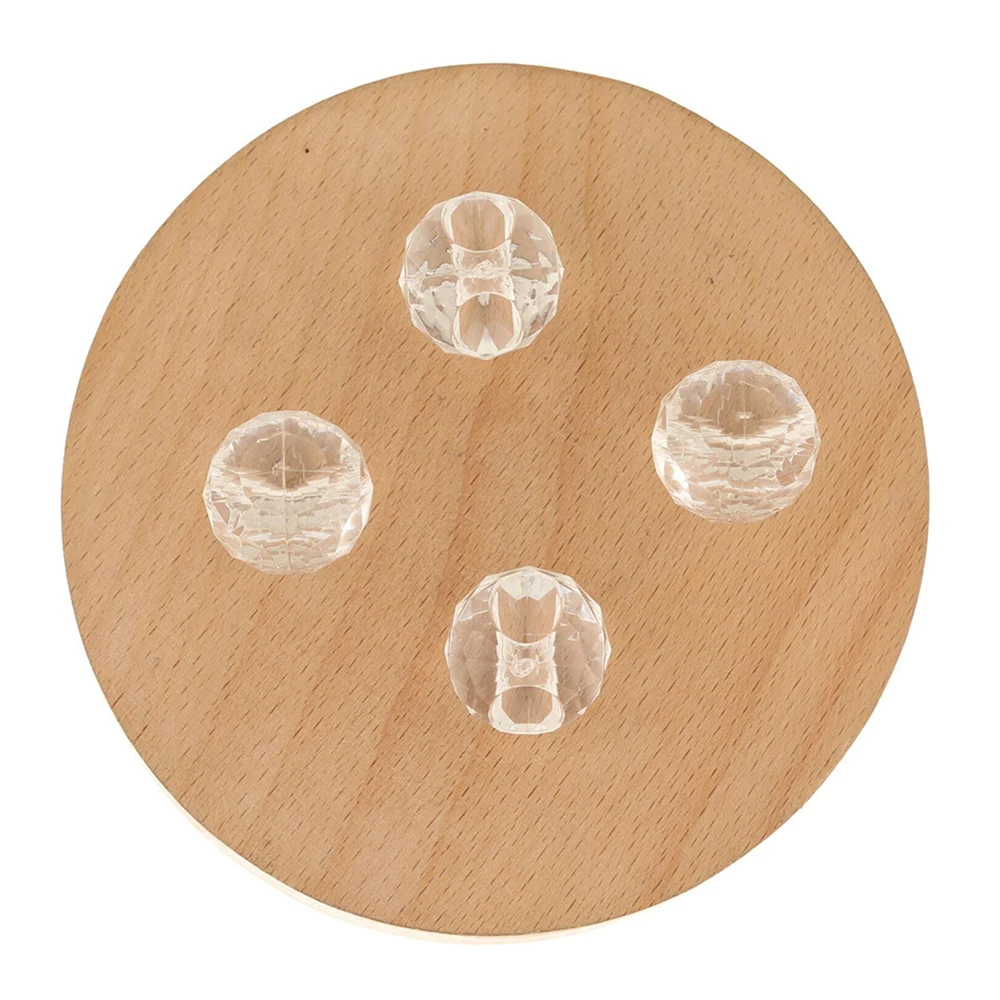 

Loose Beads Cordial Design 19x19mm 140Pcs Jewelry Accessories Hand Made Clear Acrylic Beads Disco Shape Earring Findings