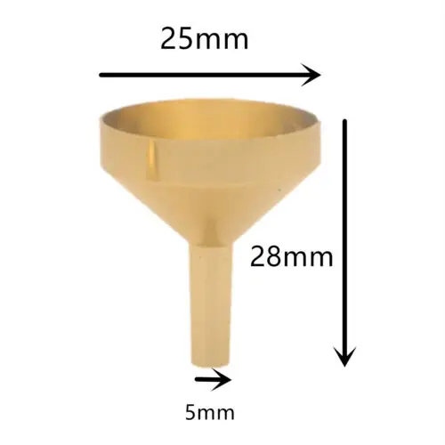 
Small Mini Aluminum metal Perfume Funnel for refill 