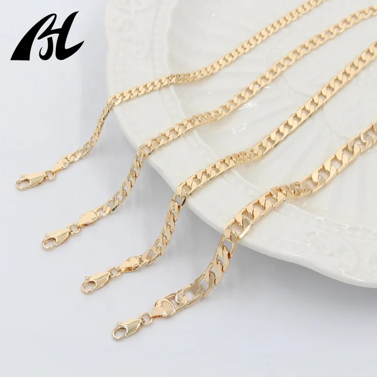 

2022 Trending Products Chic Punk Chain Jewelry 18k Gold Plated Rope Chain Bracelets Versatile and Fashionable Twist Chain, Picture shows