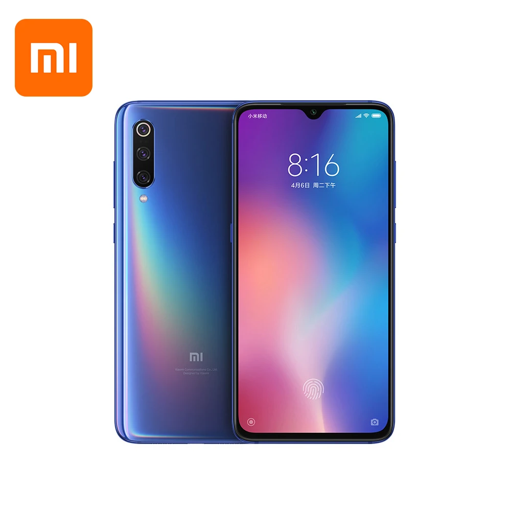 International Version Original Xiaomi Mi 9 6+128GB Snapdragon 855 6.39 Inch 48MP Triple Camera Fingerprint NFC Xiaomi 9