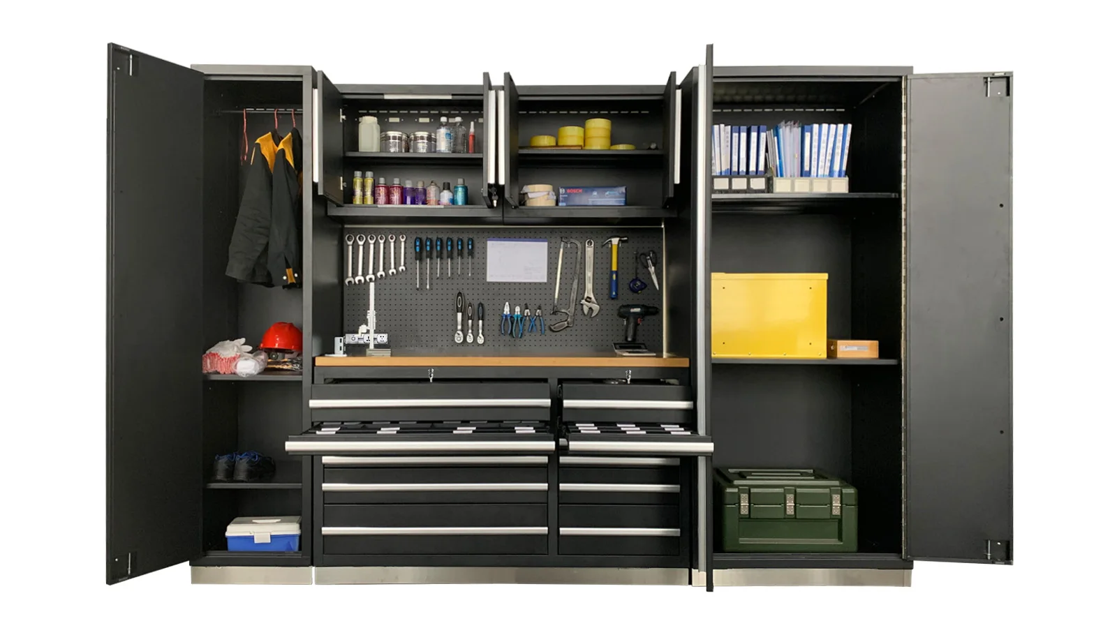 新设计,高品质和可定制的重型车库橱柜与多种组合 - buy 车库储物柜