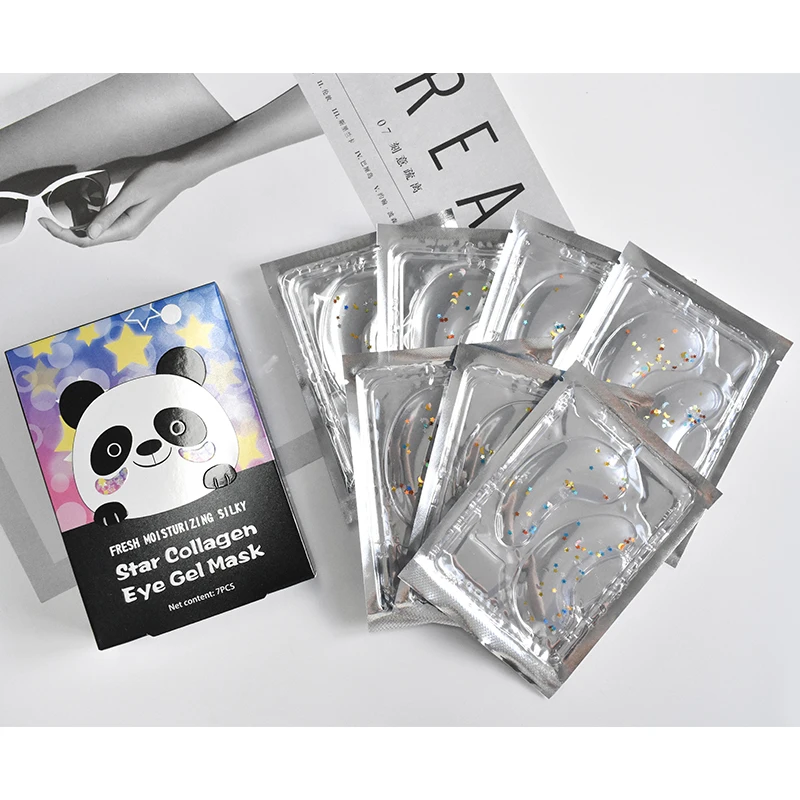 

tightening anti ageing korean seaweed heart all natural star collagen eye gel serum mask under Eye Patches for eyes