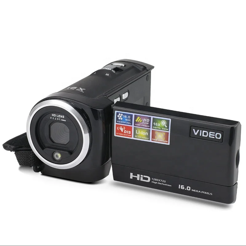 

Classical HD Video Cam 2.7 Inch LCD screen 16x Zoom Anti-shake Mini Camara Fotografica Cheap Digital Video Camera Camcorder, Black, red
