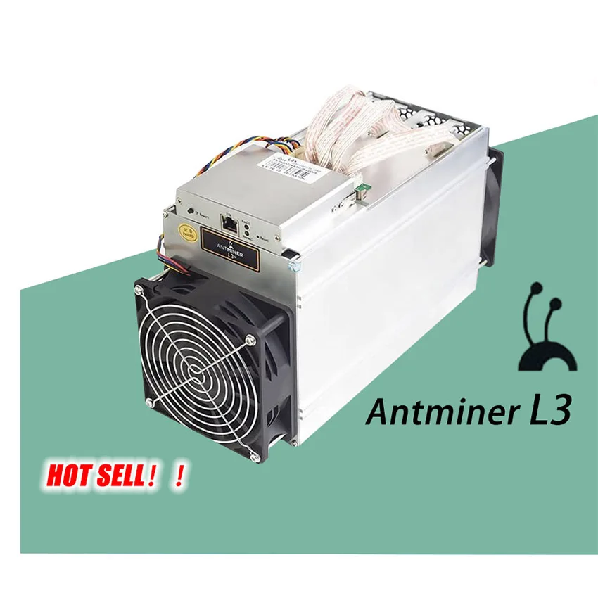 

Used Bitmain Antminer L3 L3+ L3++ Asic Miners LTC GPU Mining Machine Bitcoin Minner Blockchain Miners with PSU
