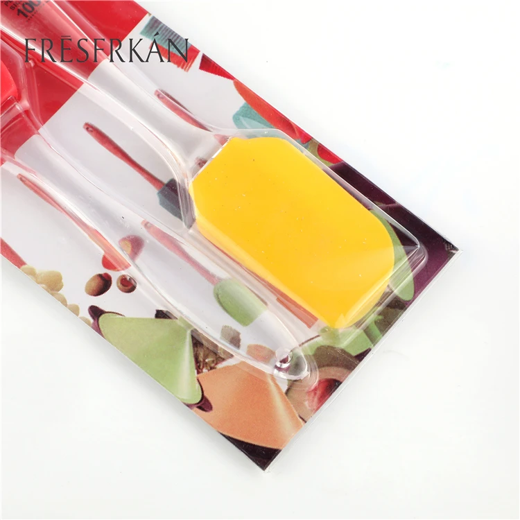 

Heat Resistant Cooking Tools Silicone Baking Mixing Pastry Brush And Spatula Sets With Plastic Handle Via supplier Kangkai