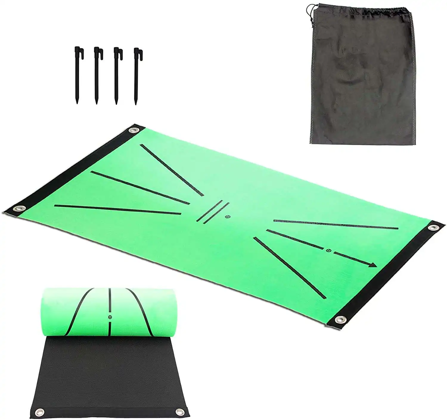 

Golf Training Swing Mat Batting Practice Training Aid Cushion