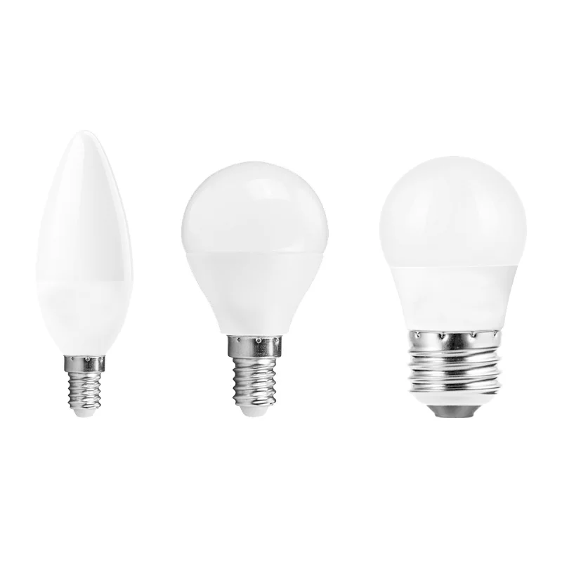 6W A15 LED Bulb Daylight 60 Watt Equivalent E12 E14 E26 Small Light Bulb 2700K 5000K Ceiling Fan Light Bulbs