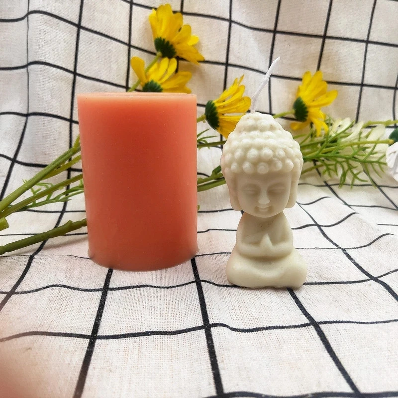

B-1065 Buddha Silicone Candle Mold Aromatherapy Candle Mould DIY 3D Craftwork for Home Office Decor, Stocked