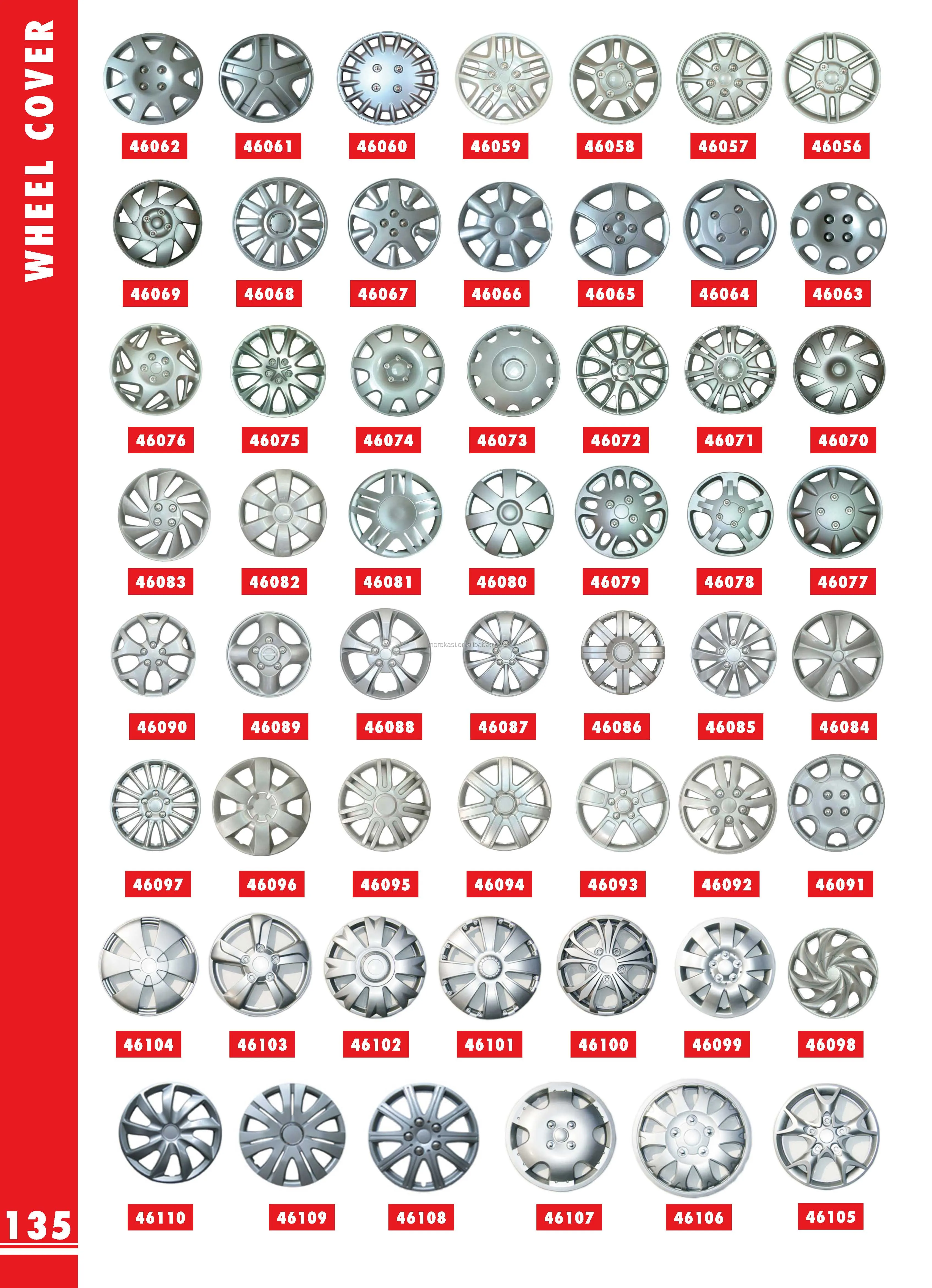 TIIKERI Accessories Universal Fit Truck Car Best 18 Wheel Covers AutoTire Rim Replacement Exterior Cap 4 Pack