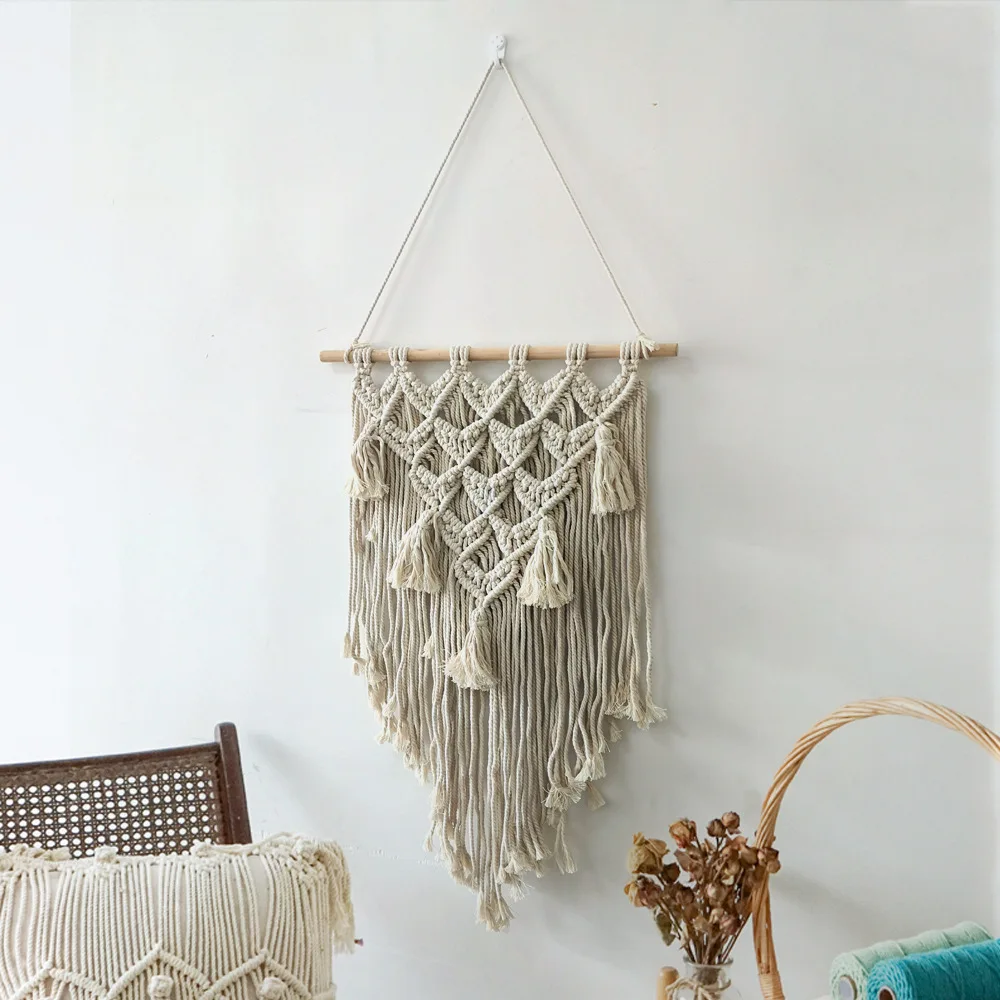 

Wholesale Home Decor Macrame Wall Hanging Handmade Woven Decor Tapestry