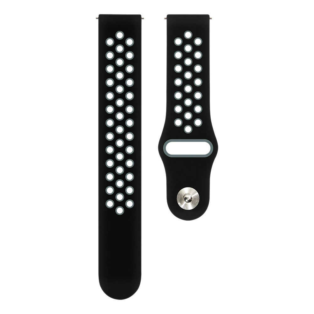 

Hot Products Smart Band 20mm 22mm 38mm 42mm Silicone Watch Strap for smart watch, Two tones style