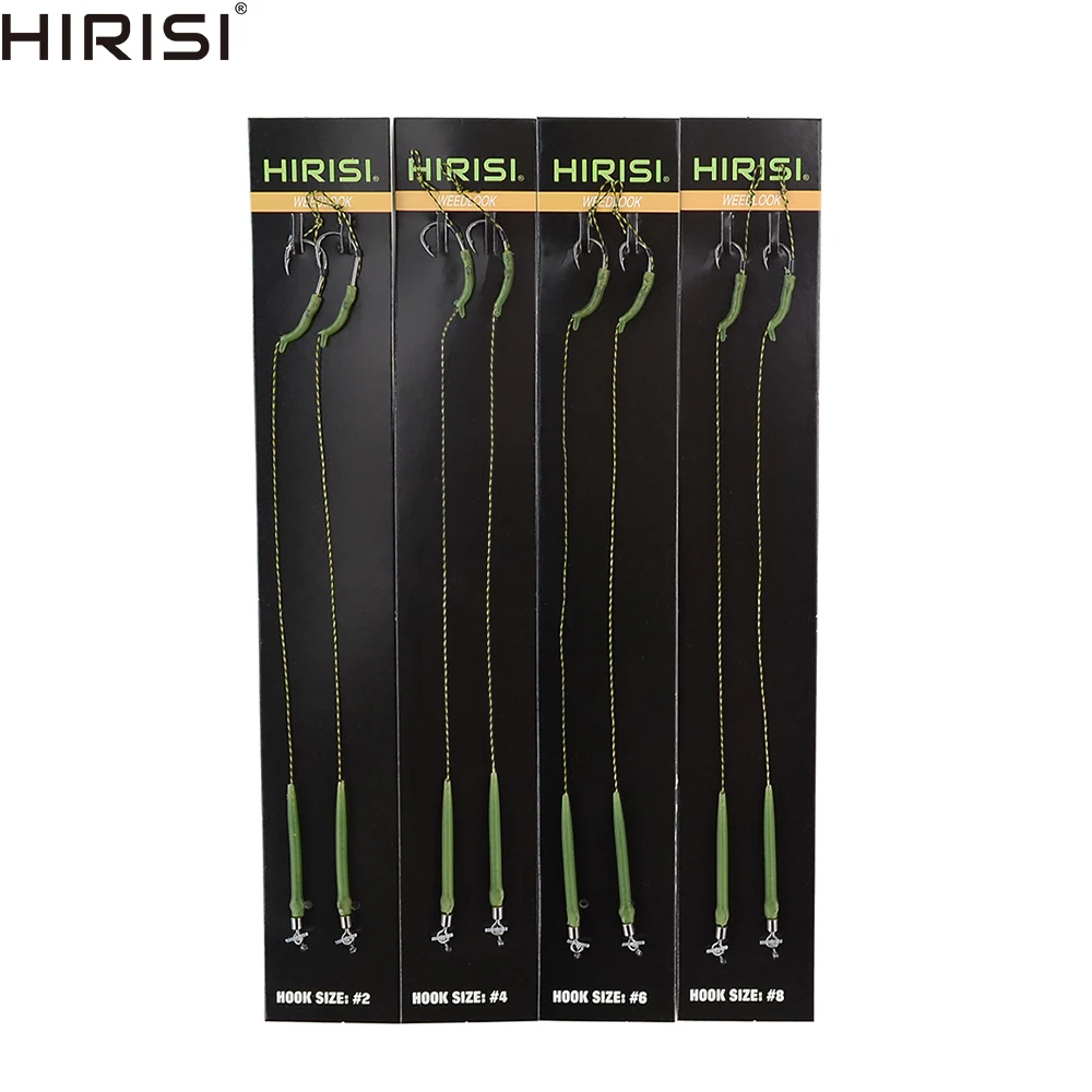 

Hirisi Carp Fishing Hook Link Ready Made Hair Combi Rig Hook Ready made Tied