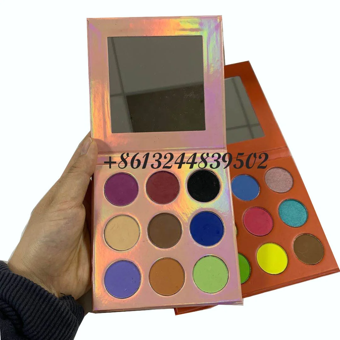 

2020 new private label sombras high pigment 9 color eyeshadow palette