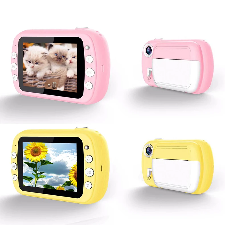 

Modern 3.5-inch 1200Amh with instant print function kids camera, Pink