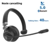 High-end Truck Driver Headphone Mono Noise Cancelling Call Center Trucker Gaming Wireless Bluetooth Headset with mic
