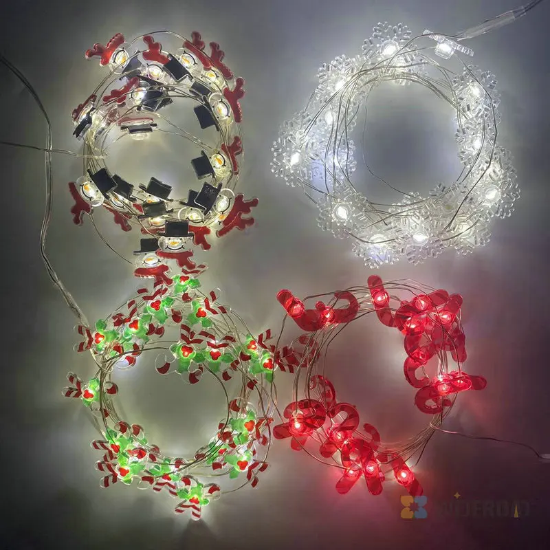 LED copper wire string fairy lights for Christmas decoration