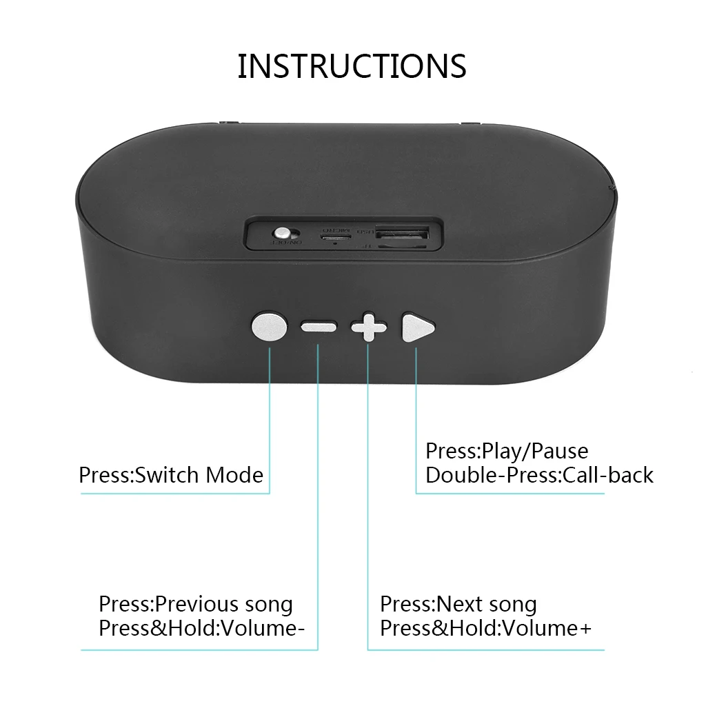 2021 Best Portable Mini Bluetooth Speaker With FM Radio For Christmas Gift - ANKUX.COM
