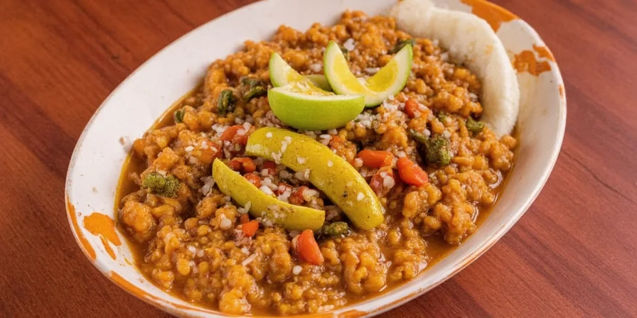 Close-up of chopped onion, bell pepper, and celery