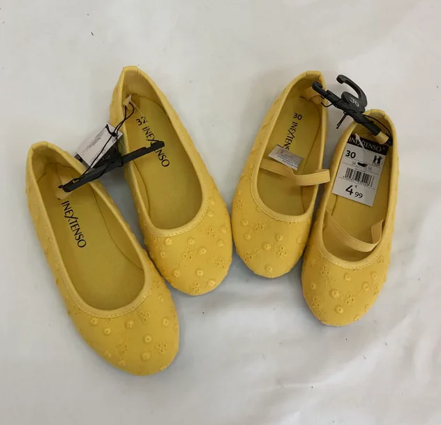 

new stock cheap price girls flat ballet kids ballerina shoes