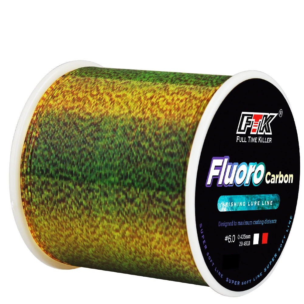 

Top Sale New Design Nylon fishing line 300m/500m 3 colors Strong Pull fluorocarbon fishing line