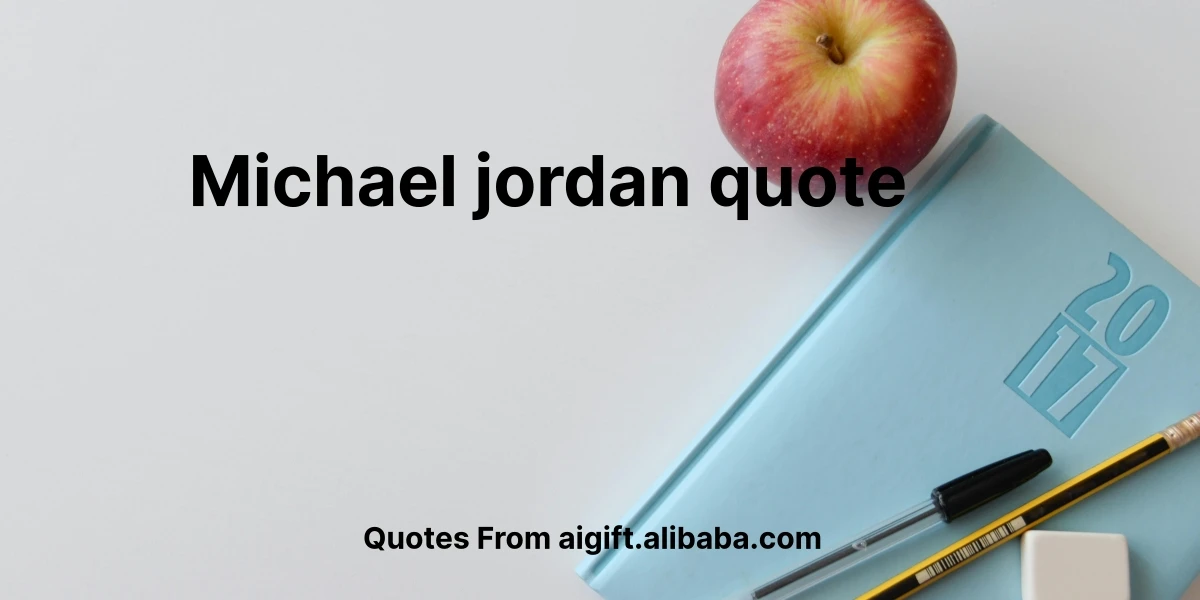 michael jordan quote