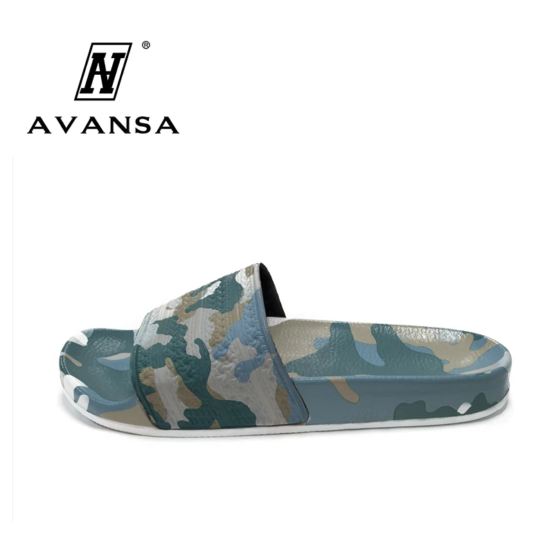 

Newest Full printing customize slide slipper sandals
