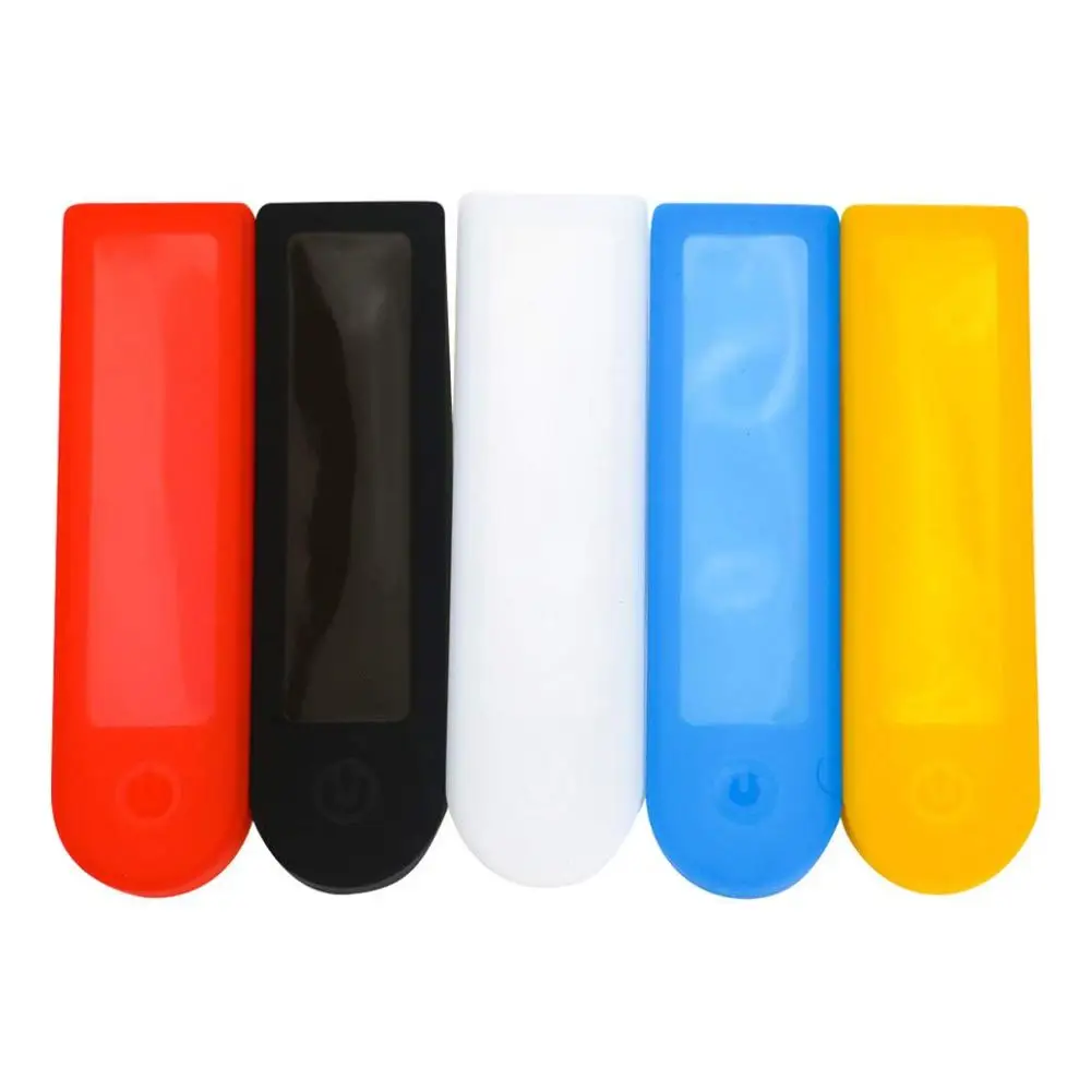 

Scooter Parts Silicone Waterproof Protective Panel Cover Display Screen Case Dashboard Cover for M365/Pro/Pro2/1S E-Scooter, Red,balck,white,blue,yellow