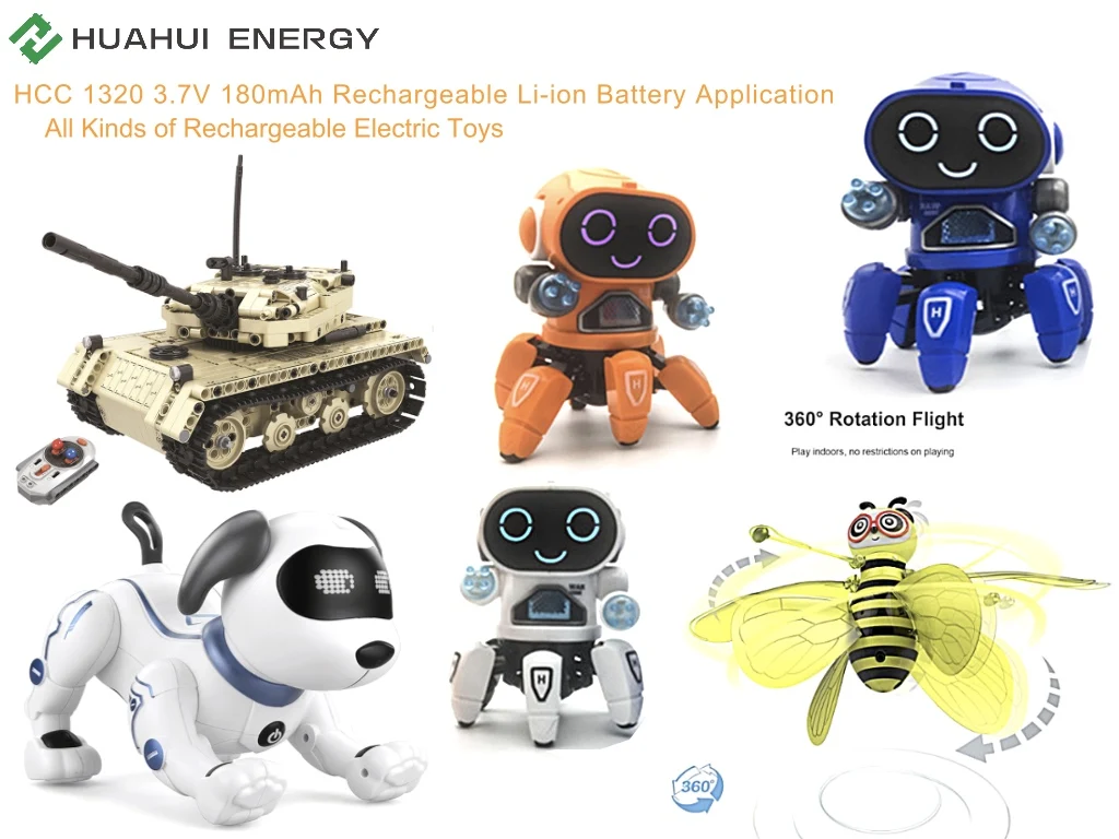 Rechargeable Lithium Ion Batteries For Toys Cylindrical Shape Liion