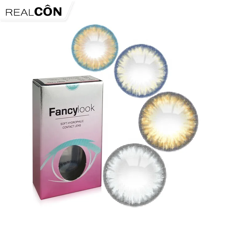 

Fancylook colored contact lens pro khaki circle lenses For Factory Direct Sales, 5 colors