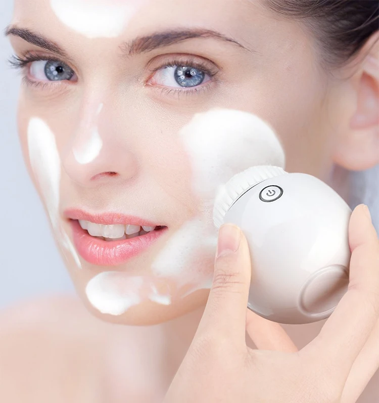 
Best Skin Care Multi-functional Acne Silicone Deep Facial Cleanser Brush Sonic Electric Facial Cleansing Pore Cleaner Face Brush 