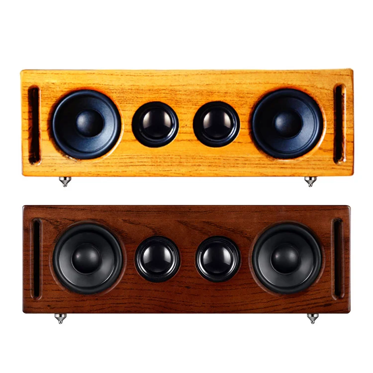 

Made in China stereo wooden wireless speaker HIFI 3D dual speakers with hands-free