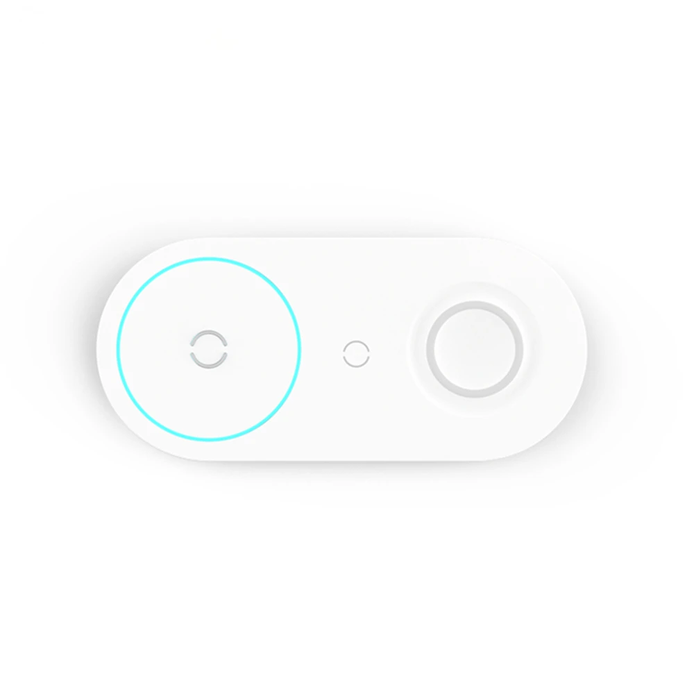 MIQ 10W 3 in 1 Wireless Charger Stand for Apple Watch,Mobile Phone, air pods,Built in 3 Coils charging pad