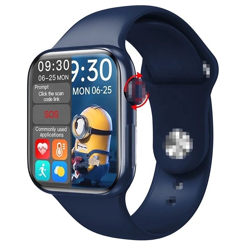 

New IWO Reloj Smartwatch 44mm Series 6 Full Screen Full Display HW16 Smart Watch 2021, Red black blue silver rose gold