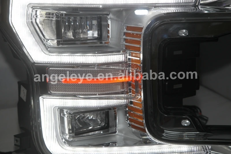 New Arrival led Headlight For FORD for Raptor F150 2015-2017 YZ Flowing Tuning light