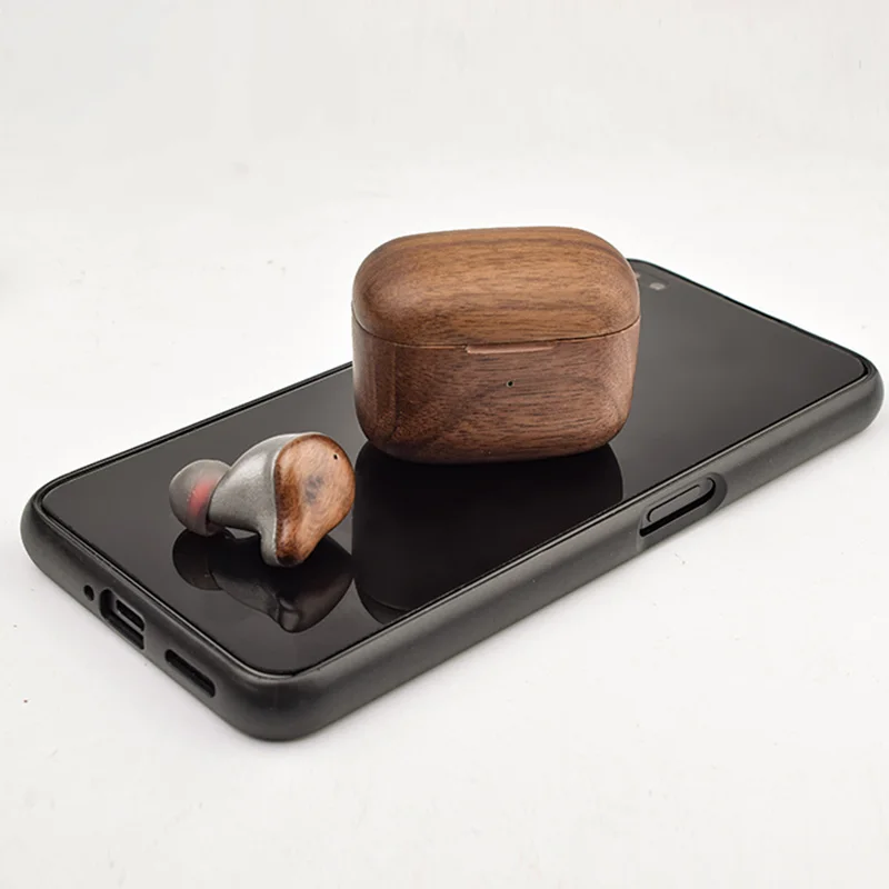 

Hot-sale Earbuds Wireless Bluetooth Mini True Touch New Wholesale Microphone Stereo Wooden Effect Design Tws Earphones, Cherry wood, walnut wood, bamboo