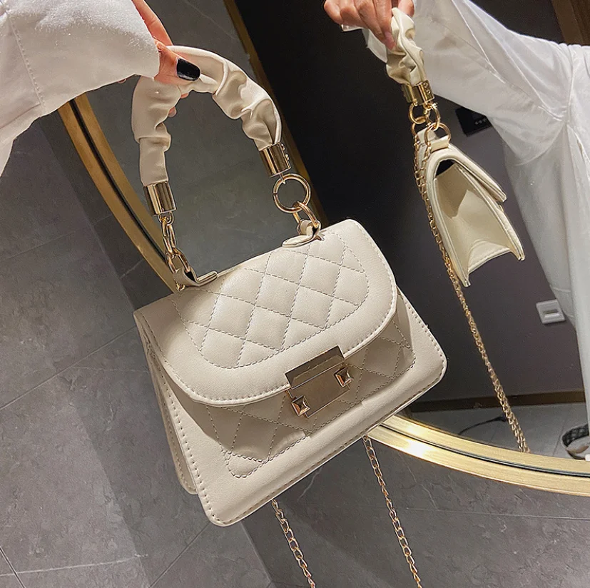 

2021 Fashion Women Small Crossbody Bag Classic Crocodile Pattern Shoulder Handbags Lightweight Chain Strap Messenger Purse #1233