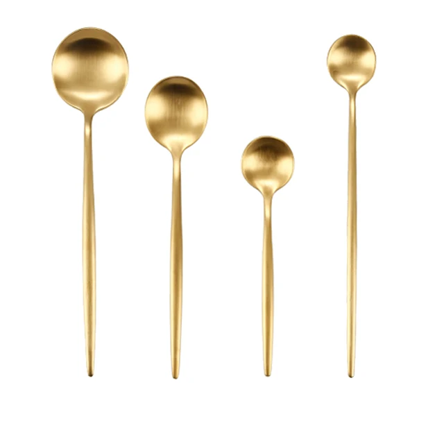 

Plated Color Coffee Spoon And Tea Spoon,Stainless Steel Colorful Coffee Spoon, Silver,gold,black,rose gold
