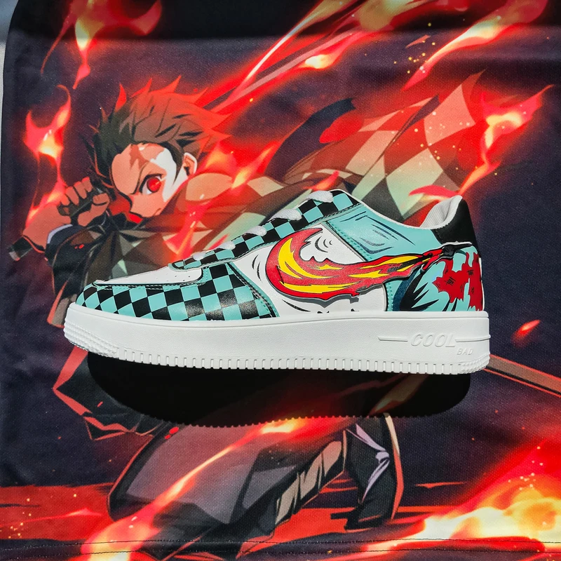 

Cosplay Print Patchwork Shoes Sports School Anime Men Casual Shoes Comic Sneakers