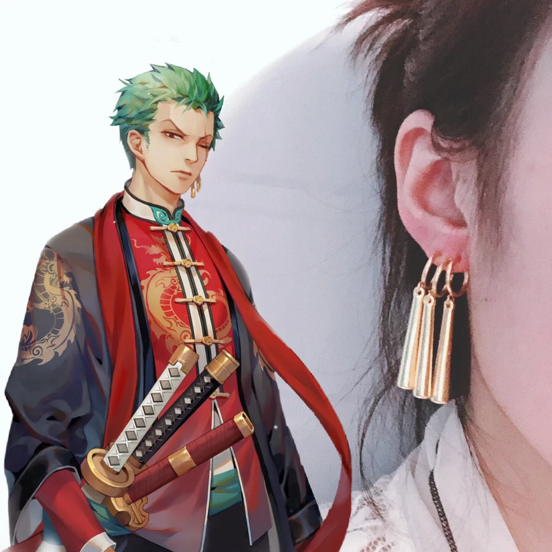 

Anime Roronoa Zoro Cosplay Accessories ONE PIECE earrings